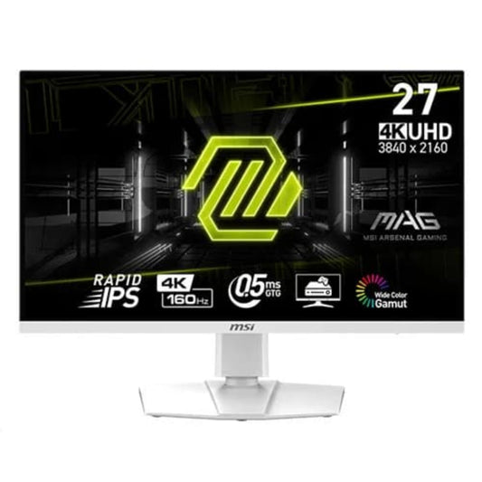 MSI MAG 274URFW 27 Inch 4K UHD 160Hz IPS Panel 133% SRGB 0.5MS Freesync Gaming Monitor