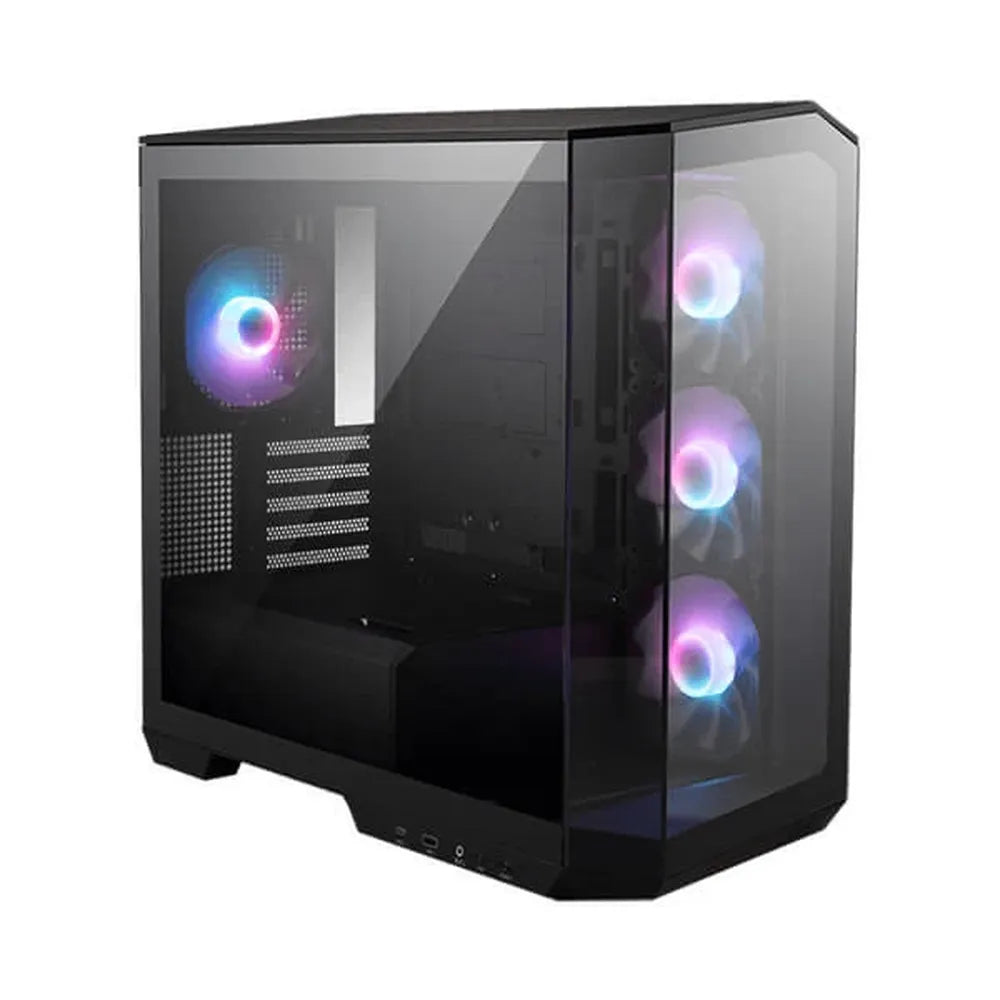 Buy MSI MAG PANO M100R PZ ARGB MATX Mid Tower Cabinet (Black) | EliteHubs