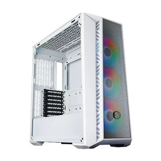 COOLER MASTER MasterBox 520 Mesh ARGB EATX Mid Tower Cabinet (White)