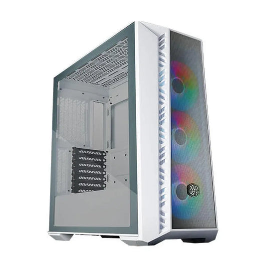 COOLER MASTER MasterBox 520 Mesh ARGB EATX Mid Tower Cabinet (White)