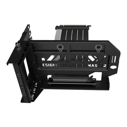 Cooler Master Vertical Graphics Card Holder Kit V3 - PCIe 4.0 Riser Cable For E-ATX Cabinet (Black)
