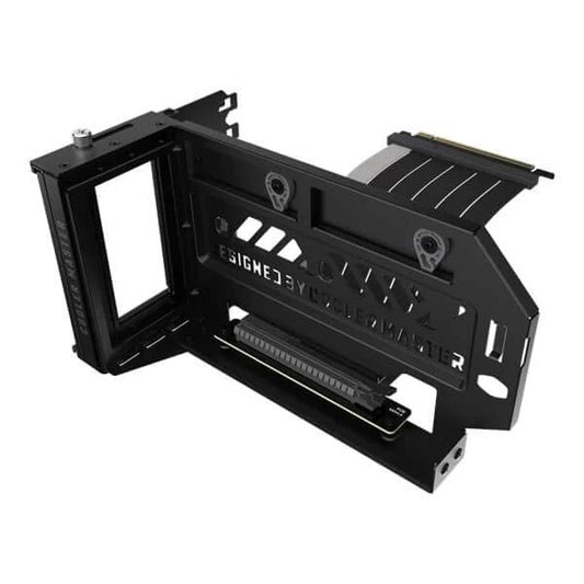 Cooler Master Vertical Graphics Card Holder Kit V3 - PCIe 4.0 Riser Cable For E-ATX Cabinet (Black)