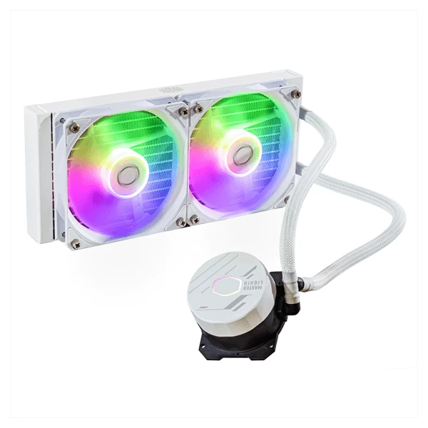 Cooler Master MasterLiquid PL360 Flux CPU-Kühler - AIO Wasserkühlung mit 3  x 120mm Lüfter, 360mm Kühler inkl. ARGB-Controller (2te Generation) - AMD