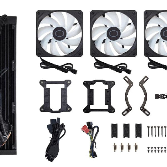 COOLER MASTER MasterLiquid 360L Core 360mm ARGB CPU Liquid Cooler (Black)