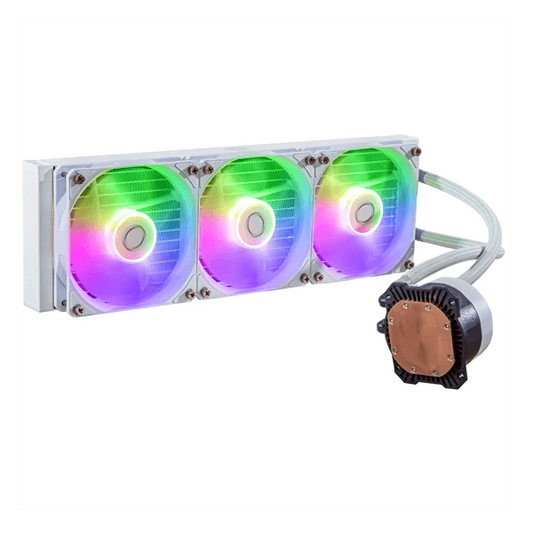 COOLER MASTER MasterLiquid 360L Core ARGB 360mm CPU Liquid Cooler (White)