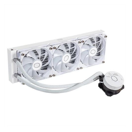 COOLER MASTER MasterLiquid 360L Core ARGB 360mm CPU Liquid Cooler (White)