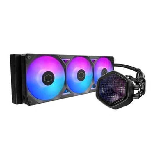 COOLER MASTER Master Liquid Atmos II Pixel 360mm ARGB CPU Liquid Cooler ( Black ) ( With LCD Display )