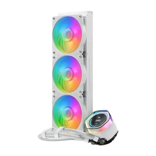 COOLER MASTER MasterLiquid 360 Ion ARGB 360mm CPU Liquid Cooler ( White )