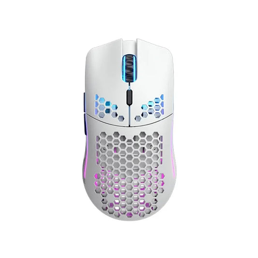 GLORIOUS Model O Wireless Ambidextrous Gaming Mouse ( 19000DPI / 6 Macro Buttons ) ( Matte White )