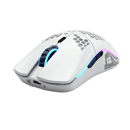 GLORIOUS Model O Wireless Ambidextrous Gaming Mouse ( 19000DPI / 6 Macro Buttons ) ( Matte White )