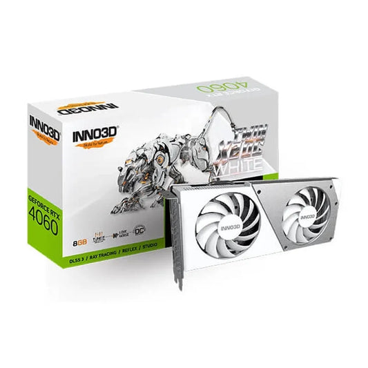 Inno3d GeForce RTX 4060 Twin X2 OC White Graphics Card