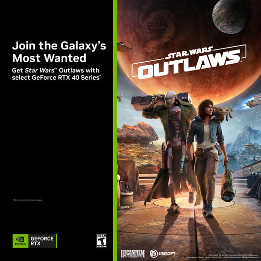 Star Wars Outlaw Game Free with this NVIDIA RTX Graphic Card