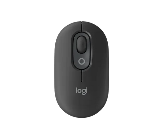 LOGITECH POP Icon Wireless Ambidextrous Gaming Mouse ( 910-007401 ) ( 4000DPI / 4 Macro Button ) ( Graphite )