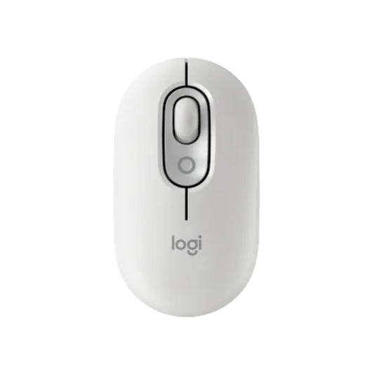 LOGITECH POP Icon Wireless Ambidextrous Gaming Mouse ( 910-007400 ) ( 4000DPI / 4 Macro Button ) ( Off White )