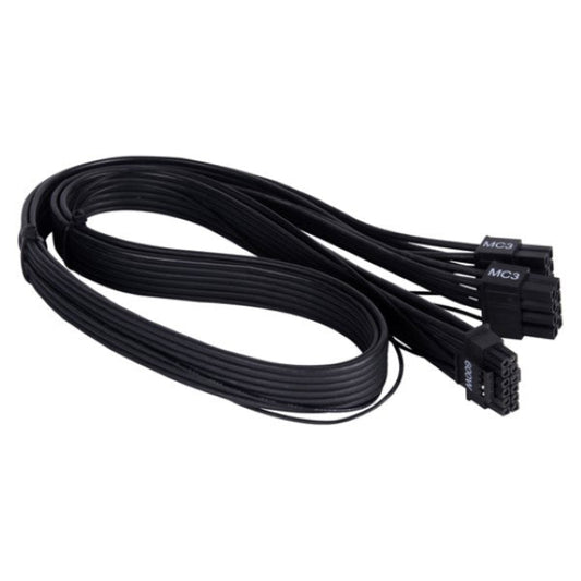 SILVERSTONE PP14-EPS 8 pin (PSU) to 12+4 Pin 12VHPWR PCIe Gen5 cable