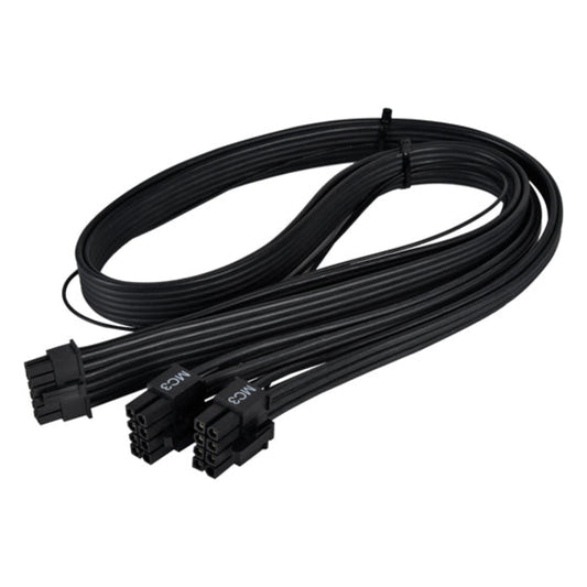 SILVERSTONE PP14-EPS 8 pin (PSU) to 12+4 Pin 12VHPWR PCIe Gen5 cable