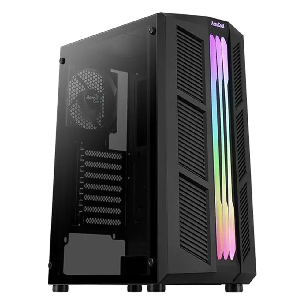 Buy AEROCOOL Prime RGB ATX Mid Tower Cabinet Black in India | EliteHubs.com