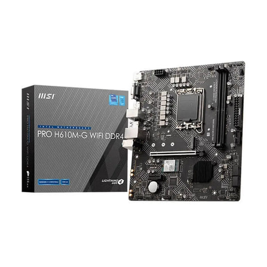 MSI Pro H610M-G WIFI DDR4 Motherboard