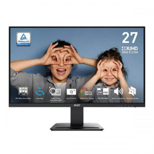 MSI Pro MP273U 27 Inch 4K UHD 60Hz IPS Panel 130% SRGB 4MS Adaptive Syns Business Monitor