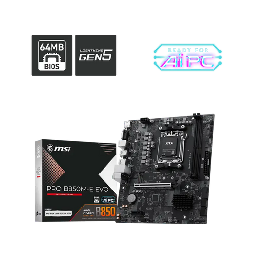 MSI PRO B850M-E EVO DDR5 AMD Motherboard
