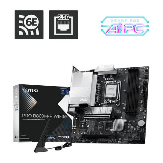 MSI Pro B860M-P Wifi6e DDR5 Intel Motherboard