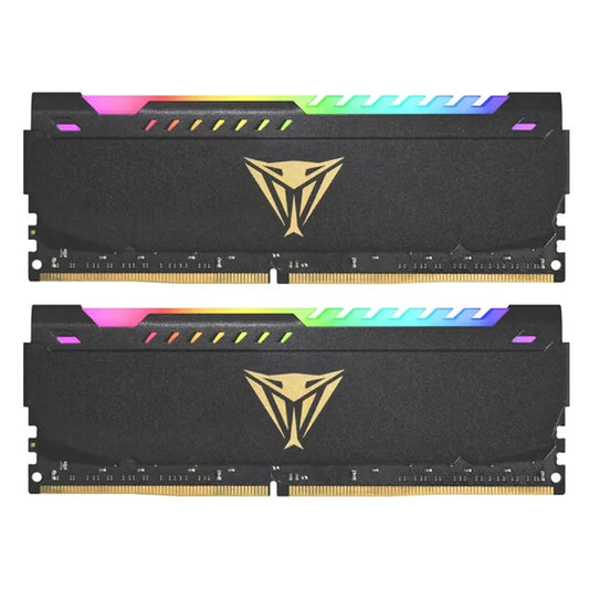 PATRIOT Viper Steel RGB 16GB ( 8GBX2 ) 3200MHz DDR4 RAM ( Black )