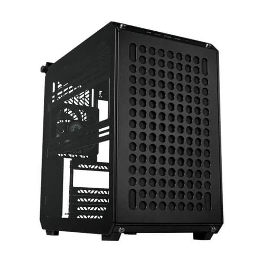 Cooler Master Qube 500 Flatpack Mesh (ATX) Mid Tower Cabinet With Tempered Glass Side Panel (Black)