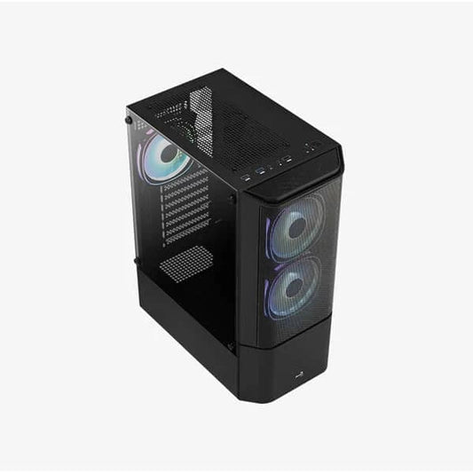 AEROCOOL Quantum Mesh RGB ATX Mid Tower Cabinet (Black)