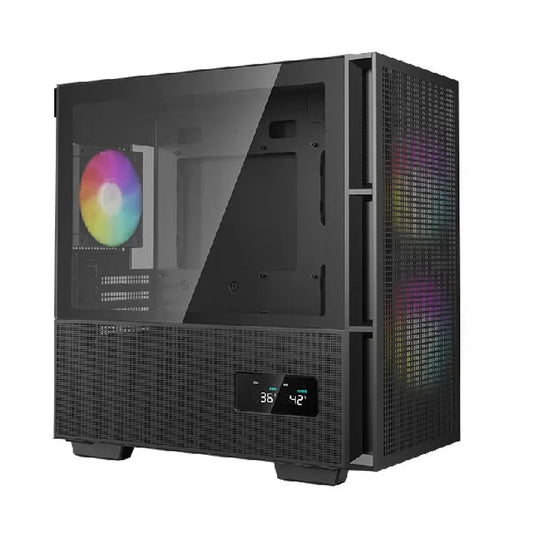 DEEPCOOL CH360 DIGITAL ARGB ATX Mid Tower Cabinet (Black)