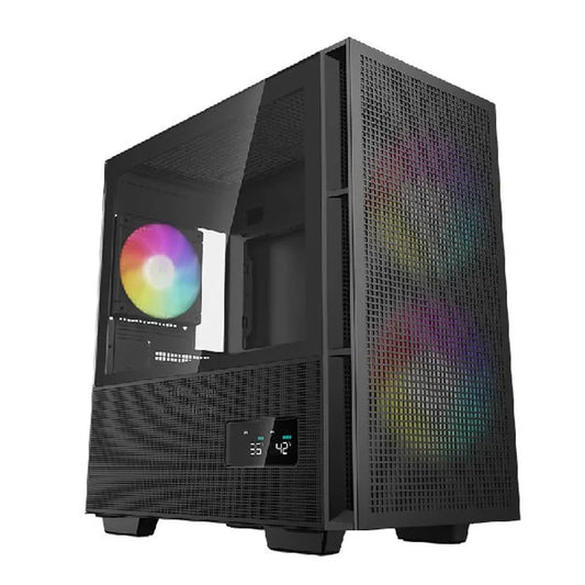 DEEPCOOL CH360 DIGITAL ARGB ATX Mid Tower Cabinet (Black)