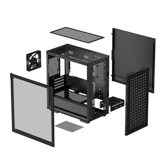 DEEPCOOL CH370 MATX Mini Tower Cabinet (Black)