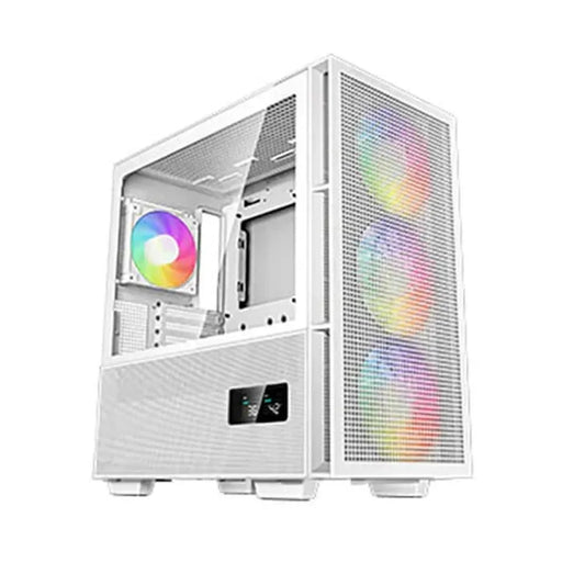 DEEPCOOL CH560 Digital Mesh ARGB EATX Mid Tower Cabinet (White)