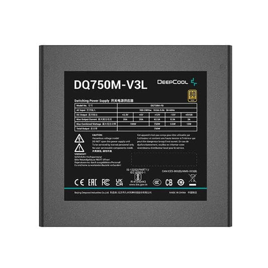 Deepcool DQ750M-V3L 80+ Gold Fully Modular Power Supply (750W)