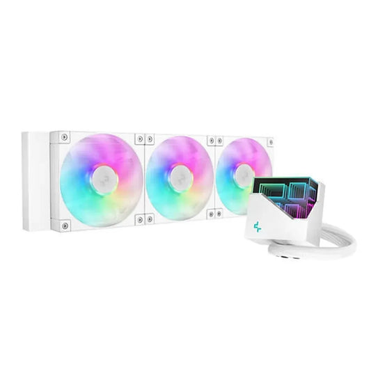 DEEPCOOL LT360 ARGB 360mm CPU Liquid Cooler (White)