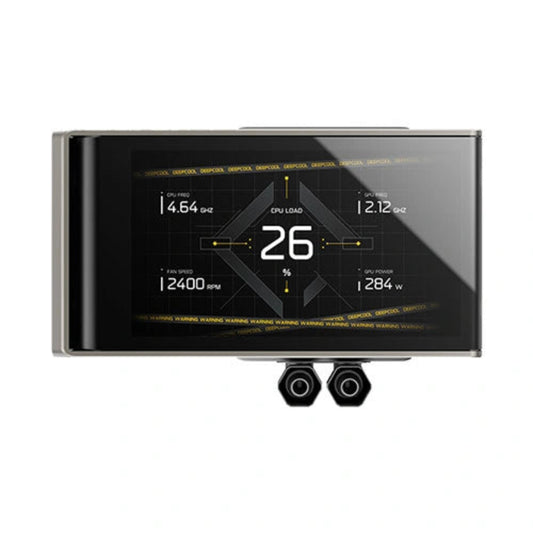 DEEPCOOL LT360 Vision 360mm ARGB CPU Liquid Cooler ( Black ) ( With LCD Display )
