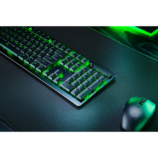 RAZER DeathStalker V2 Pro Optical Full Size Wireless Gaming Keyboard ( Black ) ( Mechanical ) ( Clicky Purple Switch ) RZ03-04361800-R3M1