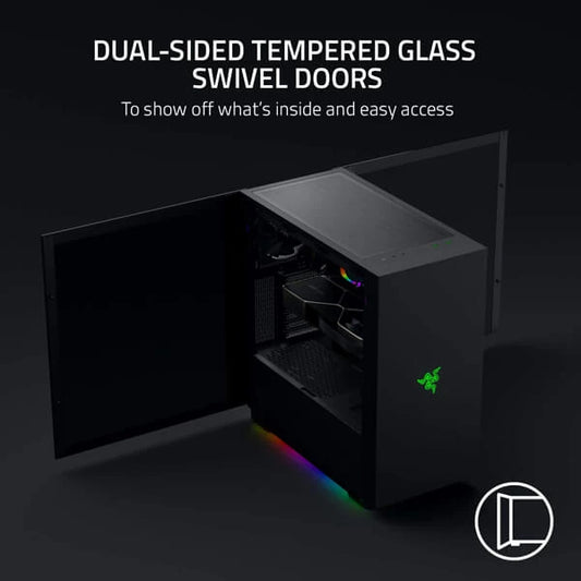 Razer Tomahawk RGB ATX Mid Tower Cabinet (Black)