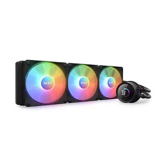 NZXT Kraken 360mm RGB CPU Liquid Cooler (with LCD Display) (Black)
