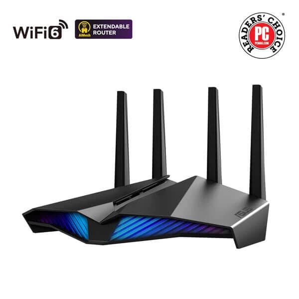 Buy ASUS RT-AX82U Dual Band WiFi 6 Extendable Gaming Router