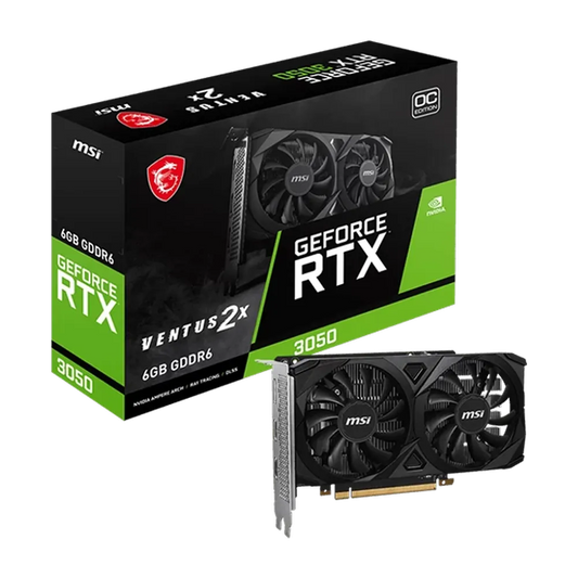 MSI GeForce RTX 3050 Ventus 2X OC 6GB Nvidia Graphic Card