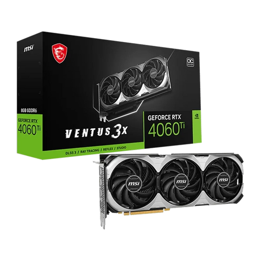 MSI GeForce RTX 4060 Ti Ventus 3X E 8GB OC Nvidia Graphic Card