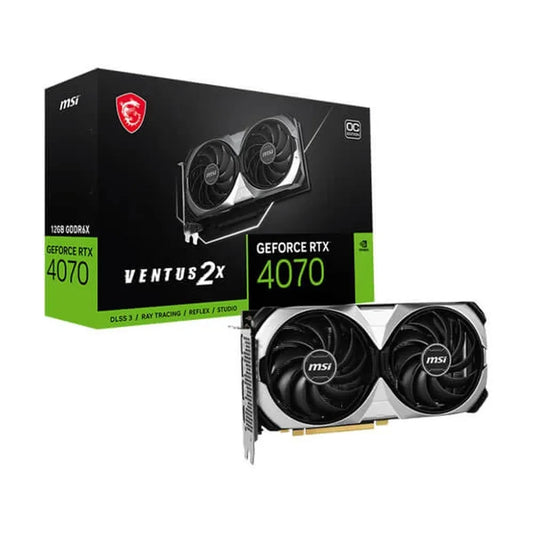 MSI GeForce RTX 4070 Ventus 2X OC 12GB Nvidia Graphic Card