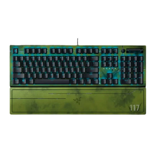 RAZER BlackWidow V3 HALO Infinite Edition Full Size Mechanical Wired Gaming Keyboard (Green) (Green Switches) (RZ03-03542600-R3M1)