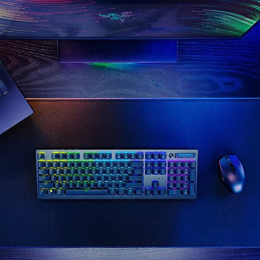 Razer DeathStalker V2 Pro Wireless Gaming Keyboard ( Clicky Optical Purple Switches )
