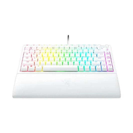 Razer BlackWidow V4 75 Percent White Mechanical Gaming Keyboard (White)