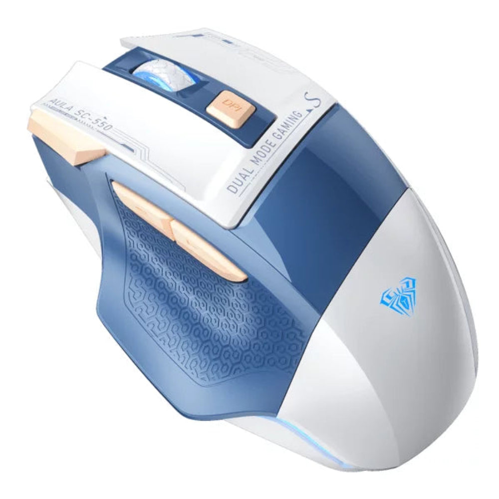 Mouse Sc Buy AULA SC550 Wireless Ergonomic Gaming Mouse ( Blue) ( SC550 ...