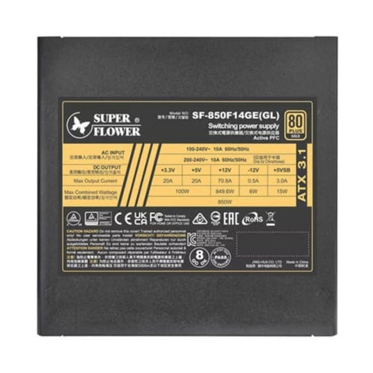 SUPER Flower Leadex III 850W 80+ Gold ATX 3.1 Fully Modular Power Supply