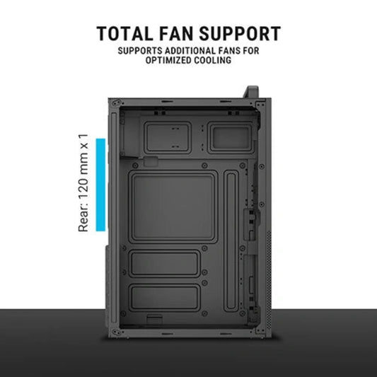 ANT ESPORTS SI28 ATX Mid Tower Cabinet ( Black )