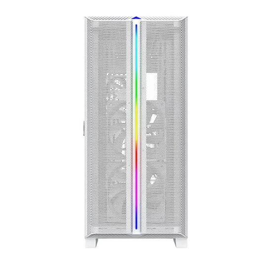 MONTECH Sky One Lite Mesh ARGB ATX Mid Tower Cabinet (White)