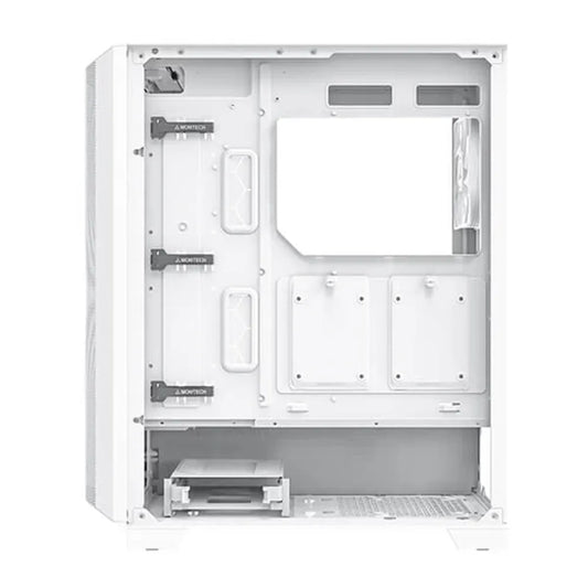 MONTECH Sky One Lite Mesh ARGB ATX Mid Tower Cabinet (White)